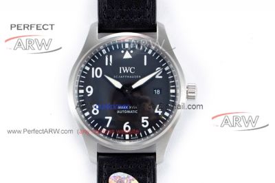 Perfect Replica Replica IWC Pilot Mark Xviii Automatic Black Face Copy Watch